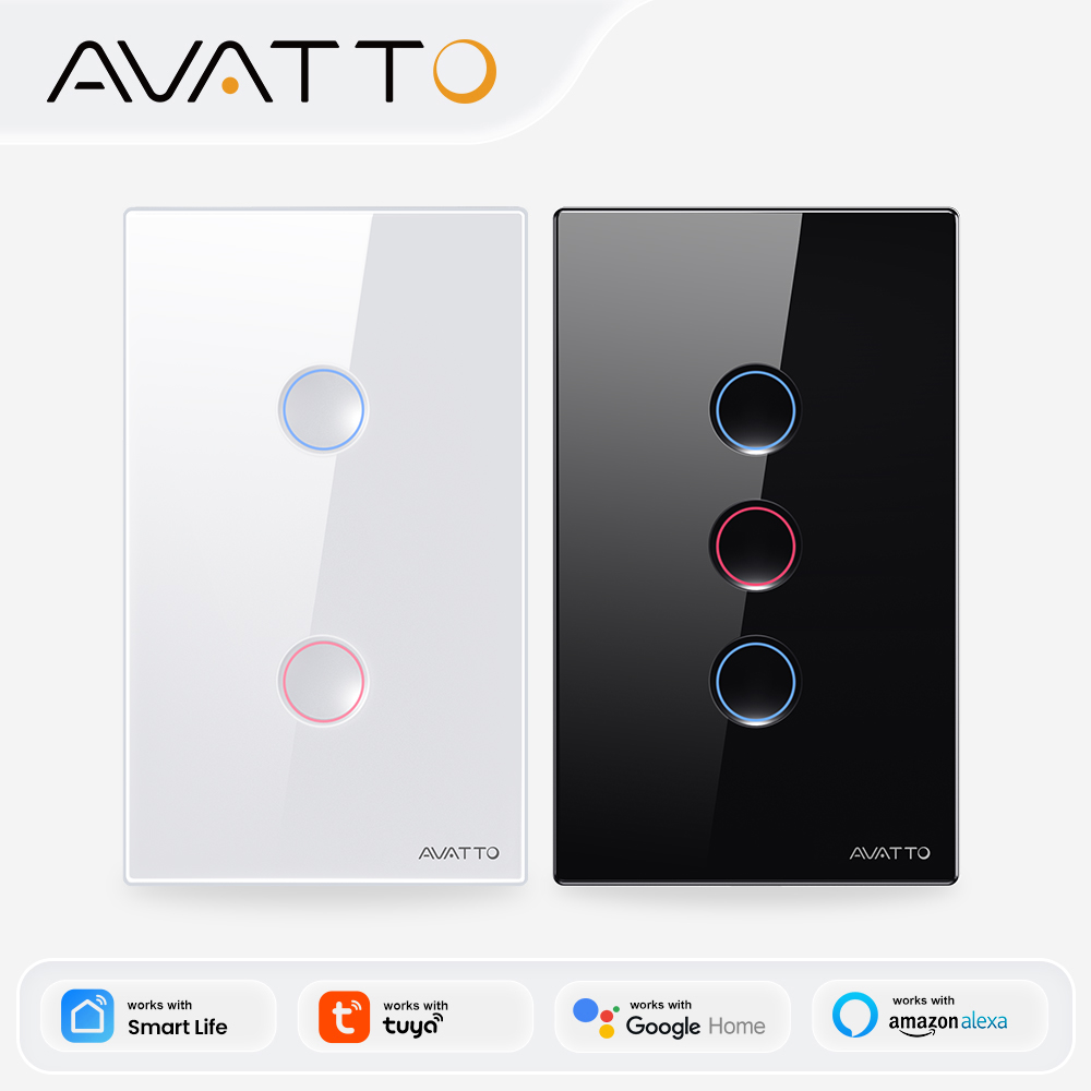 Smart Accessories - Умный беспроводной настенный сенсорный выключатель AVATTO