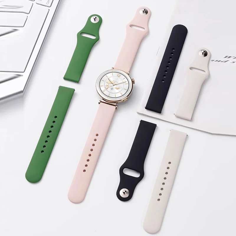 Силиконовый ремешок 18 мм для  – обзор и цена Fossil Smartwatch Accessories
