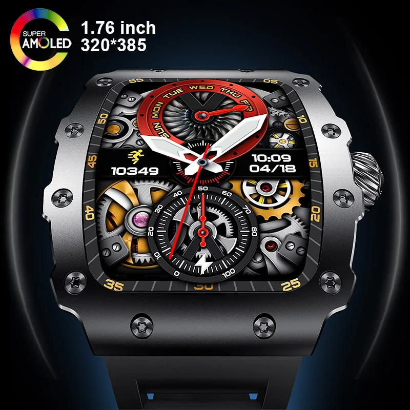 Новые трендовые умные часы 1,7 – обзор и цена Smartwatch Custom